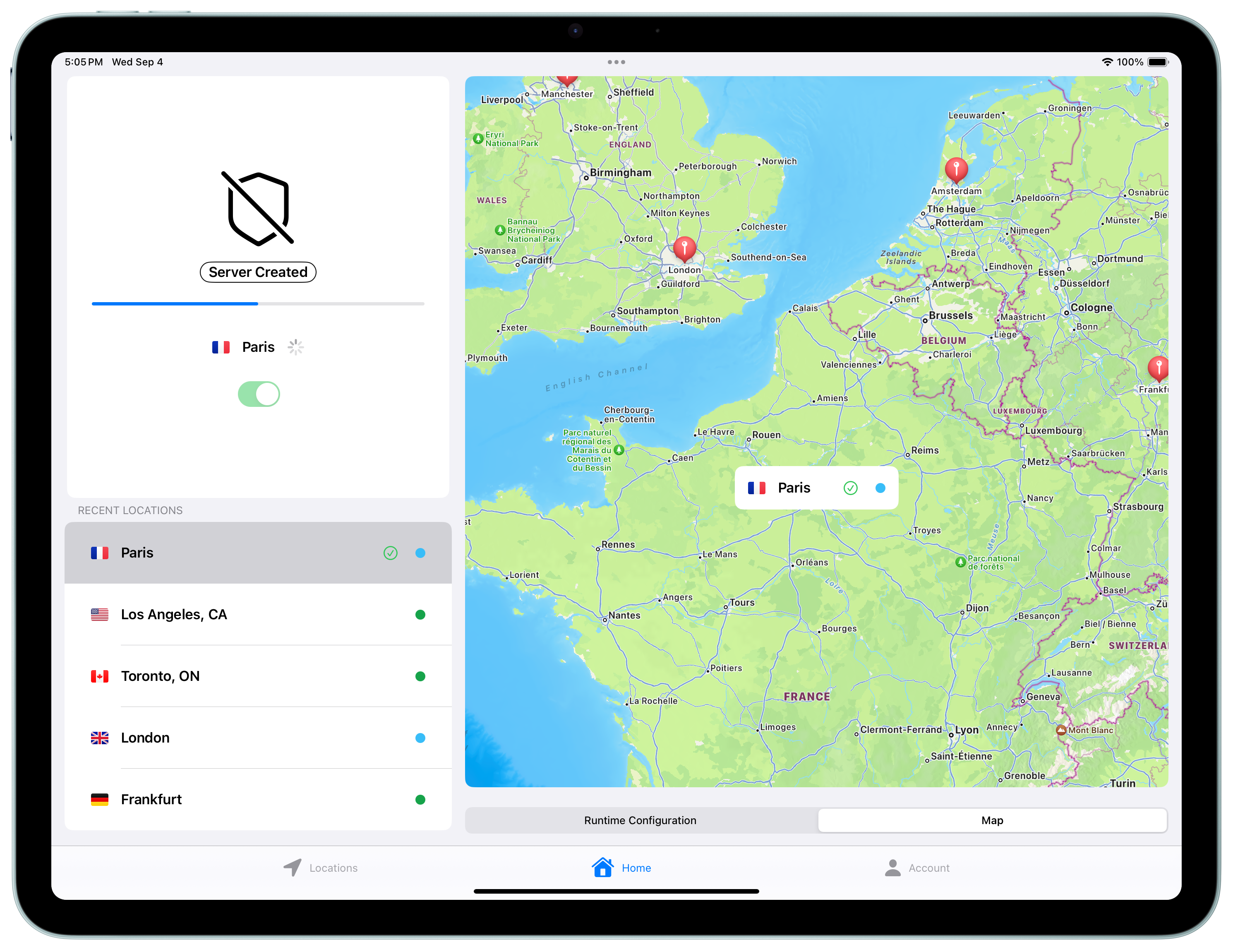 Sao Paulo VPN on iPad